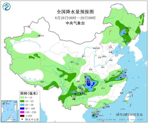 东北和南方部分地区强降雨 不利作物生长